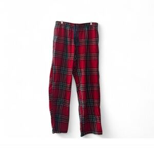 Stars Above Red and Green Plaid Pajama Pants